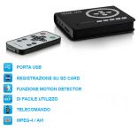 Mini DVR 2 canali A/V su SD Card