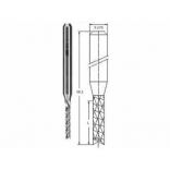 FRESA PER CNC DIAMOND PATTERN 1 MM