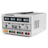 Alimentatore professionale 0-30V/3A + uscita fissa 5V/3A