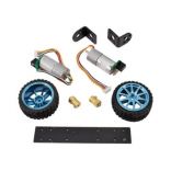 Kit 2 Ruote per Balancing Robot con Motoriduttore, Encoder e Staffe