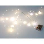 Ghirlanda di luci LED di colore bianco caldo per addobbi di Natale