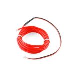 Filo elettroluminescente rosso - 3 metri / Ø 2,3 mm