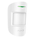 Ajax - COMBIPROTECT-B - Rilevatore volumetrico Bianco immune ad animali domestici con rilevatore di rottura vetri incorporato